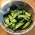 ☆akettu☆'s cooksnap of when they made 簡単！きゅうりとわかめの酢の物♪.