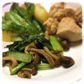 Omochiii★'s cooksnap of when they made ◆小松菜としめじのにんにく醤油炒め.