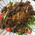keicooon's cooksnap of when they made 簡単☃チキンとガーリックのホットサラダ.