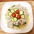 CHIDIKICHI's cooksnap of when they made 初夏のサッパリ☆冷しゃぶ風焼きそば.