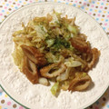 しょこら＊＊'s cooksnap of when they made 春きゃべつとちくわのソース炒め.