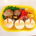 ★ゆりまる☆'s cooksnap of when they made キャラ弁 ✿ 超簡単ウルトラマン弁当.