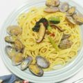 あけるるる's cooksnap of when they made 味付け簡単♪筍とあさりの春パスタ☆.