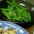 あかいきりん's cooksnap of when they made サヤエンドウのニンニク炒め.