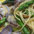 まあみママ's cooksnap of when they made アスパラとあさりの和風パスタ.