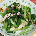 †張香†'s cooksnap of when they made うるいとささみの梅ポン和え.