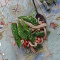 イチゴ、イチゴ。's cooksnap of when they made スナックエンドウとカニカマの辛子マヨ和え.