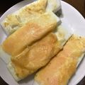 yu‾ma's cooksnap of when they made はんぺんのカリカリチーズ焼き.