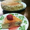 ameうめ's cooksnap of when they made ふわわんしゅわわんスフレチーズケーキ.