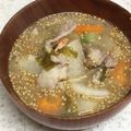 yummy?'s cooksnap of when they made 私のトリプル【ごま】とん汁（●＾o＾●）.