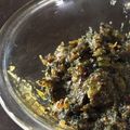 lastfizz's cooksnap of when they made ふき味噌ならぬウド味噌.