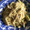 mamimami★☆'s cooksnap of when they made 簡単♡アボカド•ベーコンのクリームうどん.