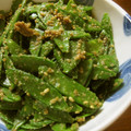 低カロ探検隊's cooksnap of when they made 絹さやのごまあえ.