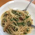 ペコちゃん0626's cooksnap of when they made 梅かつおの大葉パスタ.