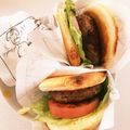 masiroxxx's cooksnap of when they made 食パンで作るバンズのハンバーガー☆☆☆.