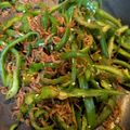 わかポン☆'s cooksnap of when they made ピーマンとじゃこ桜えびのささっと炒め♪.
