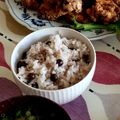 smiledish's cooksnap of when they made 赤えんどう豆ごはん.
