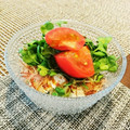 さぁさ52's cooksnap of when they made クリームチーズとかいわれ大根の和風サラダ.