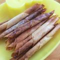 おさる→りさ's cooksnap of when they made 春巻きの皮でシガレット.