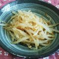実１１３'s cooksnap of when they made 節約常備菜！簡単もやしのピリ辛ナムル.