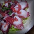 かき氷's cooksnap of when they made たこの梅カルパッチョ.