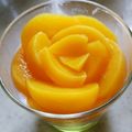 クック2BVNCM☆'s cooksnap of when they made 簡単！薔薇の黄桃ゼリーケーキ.
