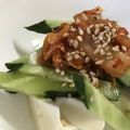 まーきー♪'s cooksnap of when they made 簡単で美味しいよ〜キムチやっこ.