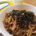 MoMaMi246's cooksnap of when they made ◆簡単な和風スパゲッティ◆.