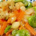 好き嫌い大王's cooksnap of when they made ベビーホタテとそら豆の中華炒め.