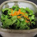 Eye candy's cooksnap of when they made レタスとピーマンの韓国風海苔サラダ.