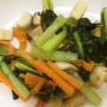 メイジももんじゃ's cooksnap of when they made 小松菜と椎茸と人参のさっぱり炒め♪.