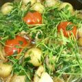 クックEY7ECG☆'s cooksnap of when they made 新じゃがと鶏ももとトマトのピリ辛煮.
