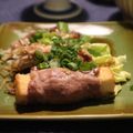 主婦おくさん's cooksnap of when they made 節約♪サッパリ！ポンわさ豚巻き(^^).
