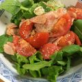 桃的美しき日々's cooksnap of when they made ルッコラとトマトのオイルサラダ.