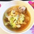 いくうき's cooksnap of when they made めんつゆで簡単お雑煮(*˙˘˙*)❥❥.