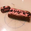 イカガール＊'s cooksnap of when they made ココアとラズベリーのロールケーキ☆.