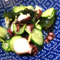 マヨミ's cooksnap of when they made 決定版！タコときゅうりとわかめの酢の物.