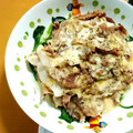 賢くんママ's cooksnap of when they made 簡単！豚バラとほうれん草のマヨぽんソース.