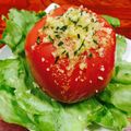 なおミール's cooksnap of when they made ◆まるごと焼きトマトのジューシーサラダ◆.