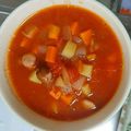 ☆ぷーりぃ☆'s cooksnap of when they made トマト缶で簡単！ミネストローネ.
