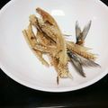 クックBKHB06☆'s cooksnap of when they made ﾚﾝｼﾞで簡単☆魚の骨ｽﾅｯｸ.
