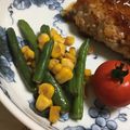maki_08's cooksnap of when they made 付け合せに！インゲンとコーンのソテー.
