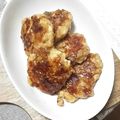 namichoko's cooksnap of when they made 絶品！！節約♡チーズ入り照り焼きつくね♡.