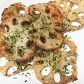 naomaman。's cooksnap of when they made シャキシャキ！蓮根の磯辺焼き.