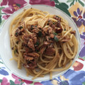 iruy's cooksnap of when they made さんま缶で簡単！さんまの和風パスタ★.