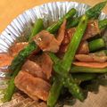 ティーマファソン's cooksnap of when they made 春のアスパラベーコン炒め.
