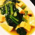 あやもっち's cooksnap of when they made ♡厚揚げと小松菜の鉄分たっぷりのトロ煮♡.