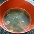 4double5's cooksnap of when they made 簡単☆わかめスープ☆〜焼肉屋さんみたぃ.