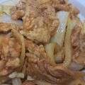 kaori238's cooksnap of when they made 豚こまで生姜焼き☆彡.