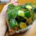 ★ニャン太郎★'s cooksnap of when they made 桃○のキムチの素でオイキムチ.